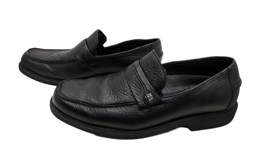 hush puppies mens soft leather slide on 