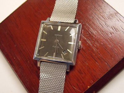 Vintage USSR Soviet Sekonda 17 Jewels Tonneau Barrel Watch Vintage ussr soviet sekonda - Gem main image 2