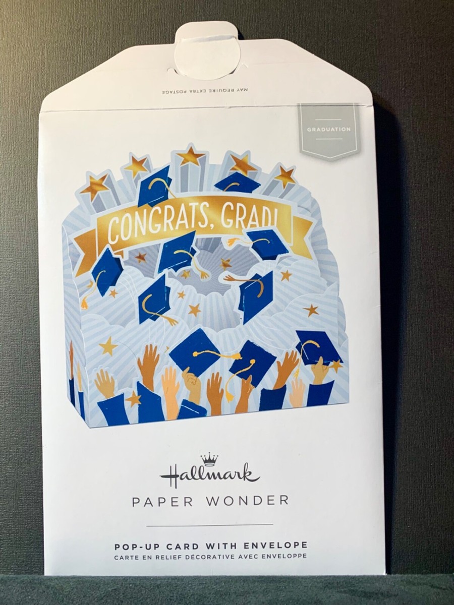 Happy Graduation Card! Hallmark Paper Wonder So Proud!