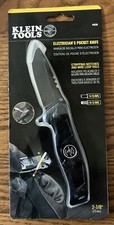 Klein Tools 44228 Electrician's Pocket Knife with Stainless Steel Blade - New