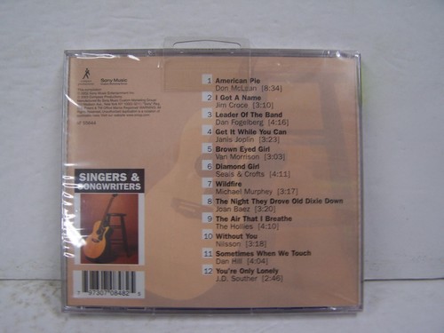 Singers & Songwriters - Don McLean, Jim Croce, Janis Jop (CD, 2003) New/Sealed - Picture 2 of 4