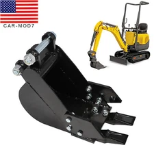 200mm Narrow Bucket Accessory For Mini Excavators Small Digger Attachment