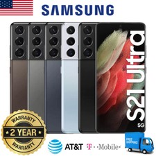 New Samsung Galaxy S21 Ultra 5G 128GB 256GB Factory Unlocked SM-G998U1 GSM CDMA