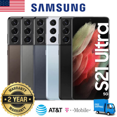 New Samsung Galaxy S21 Ultra 5G 128GB 256GB Factory Unlocked SM