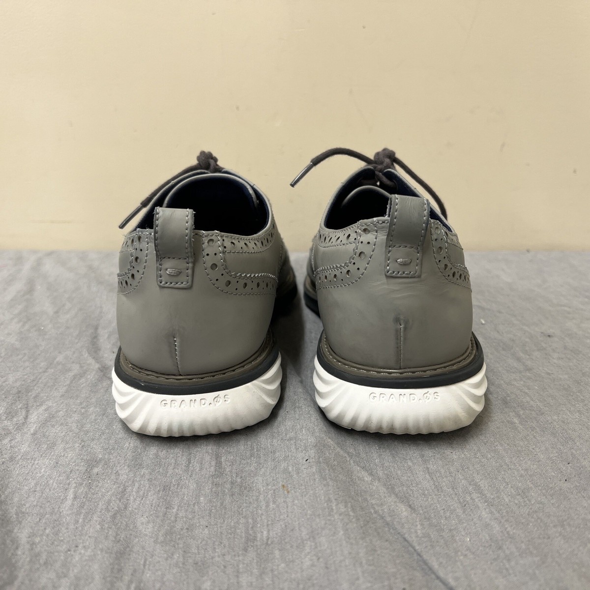 Cole Haan Grand Evolution Wingtip Oxford Men\'s Size 11M Gray C26319 Dress Shoes Cole Haan OriginalGrand Wingtip Oxford - FREE Shipping  main image 3