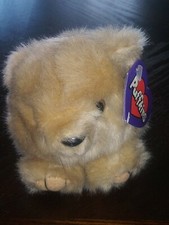 Puffkins Plush HONEY Light Brown Bear Plush 6602 SWIBCO Birthdate 3-27-97 NWT