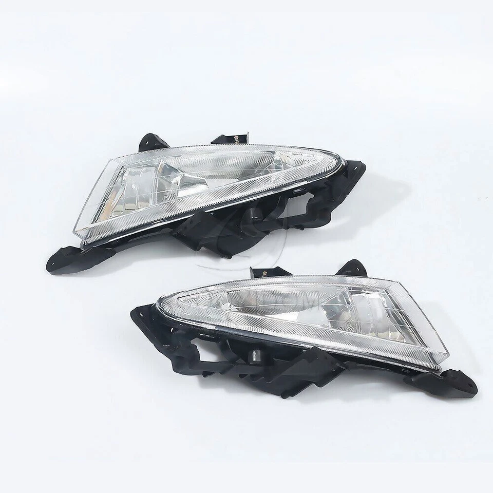 Par de luces antiniebla DRL luz de circulación diurna para Hyundai Elantra 2007-2011 Foto 4 de 4