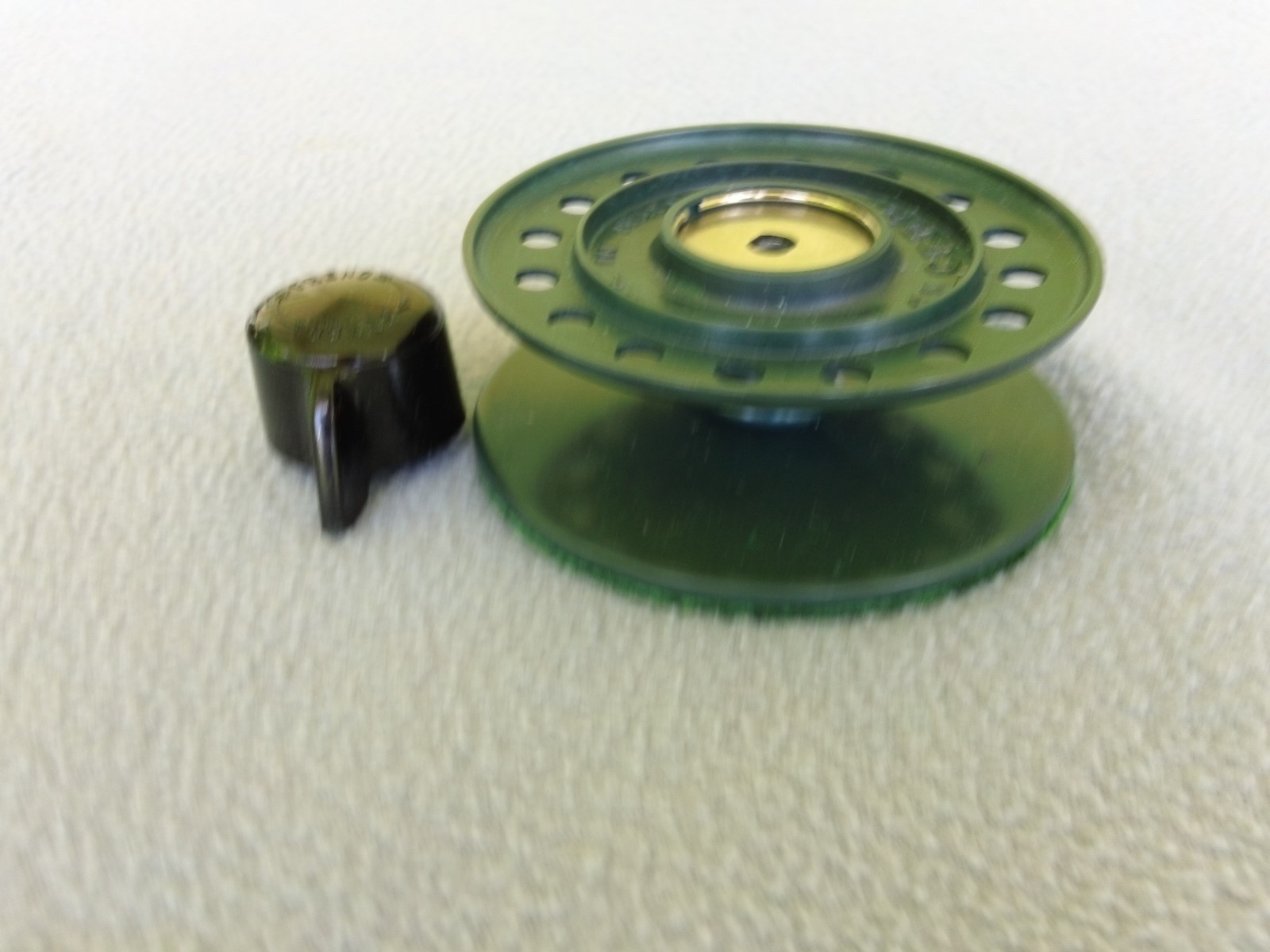 VINTAGE ALCEDO OCEANIC SPINNING REEL EXTRA SPOOL & DRAG TIGHTENING CAP