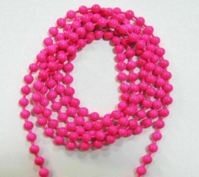 15 PAIRS OF 3 MM DIAMETER METAL BEAD CHAIN EYES FOR FLY TYING-CHOICE OF COLOURS