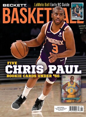 New AUGUST 2021 Beckett BASKETBALL Card Price Guide Magazine  CHRIS PAUL 6022720