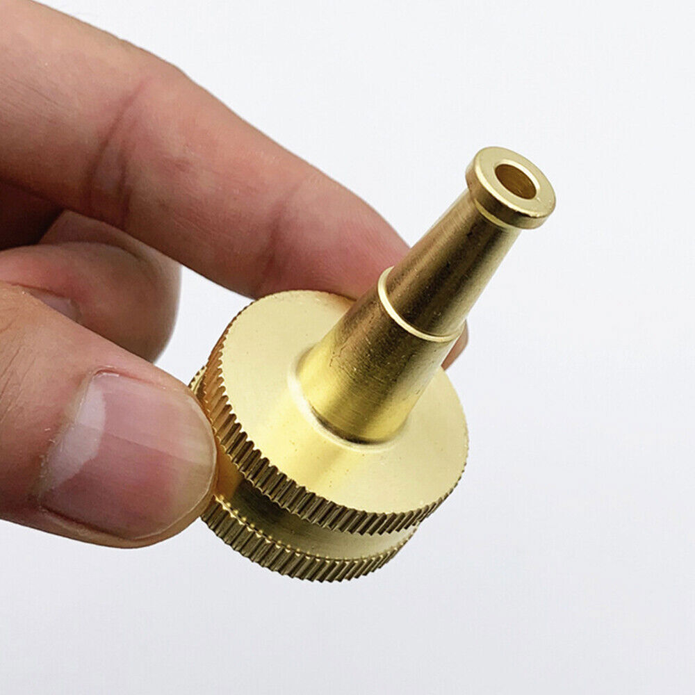 2PCS Brass High Pressure Hose Jet Nozzle Hose Shut off Valve 3/4 Inch Connectors