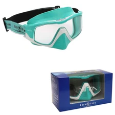 Aqua Lung Vita Snorkel Mask Turquoise & White, Clear Lens