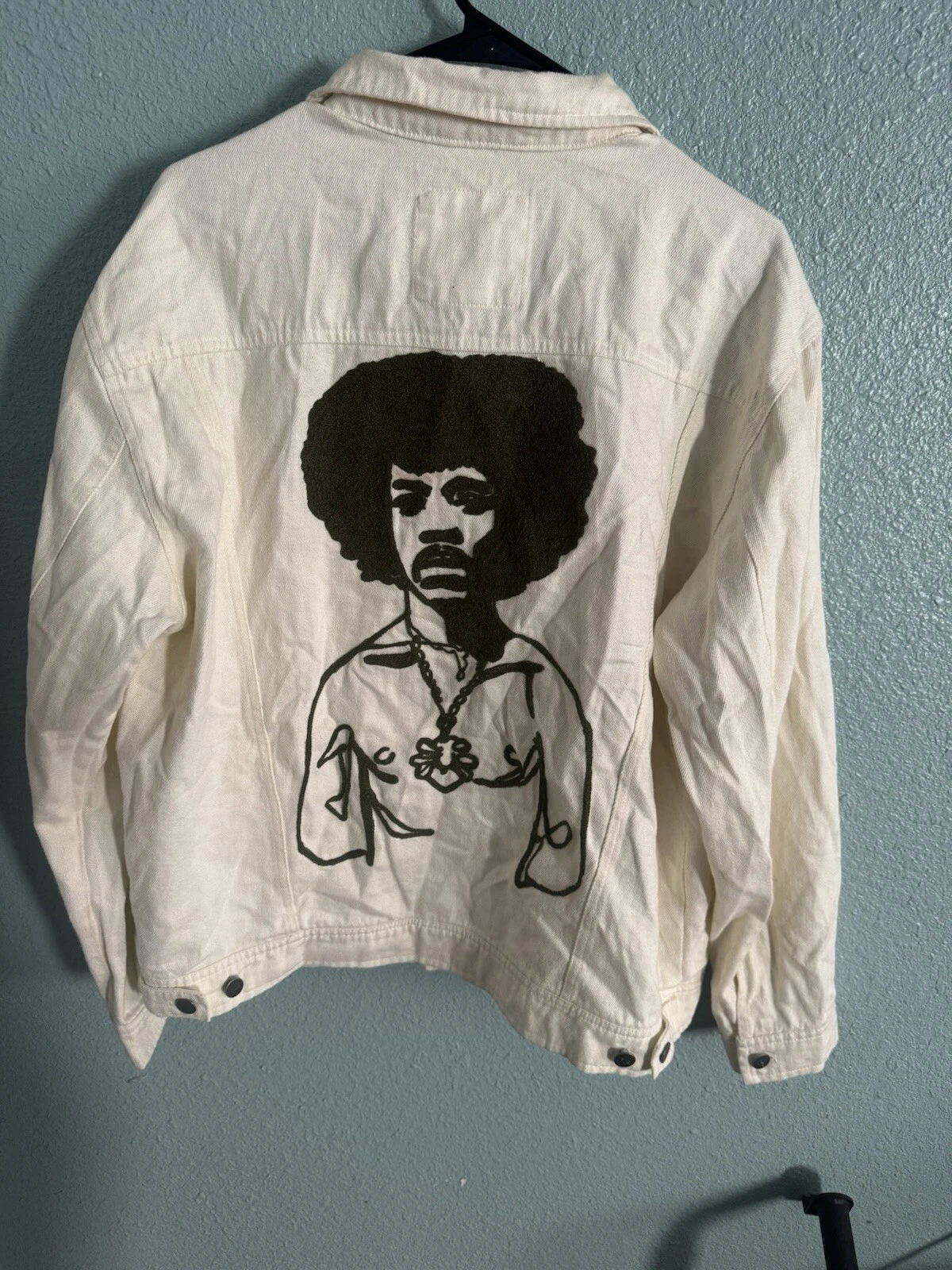 OFF WHITE Giacca RCVA taglia Large (ricamata Jimi Hendrix)