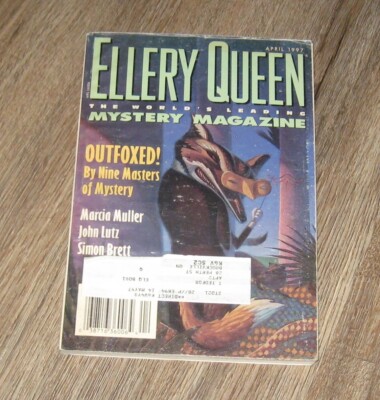 Ellery Queen mystery magazine April 1997 Marcia Muller JOHN LUTZ Simon Brett