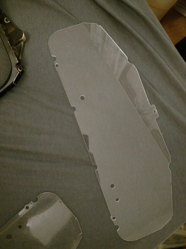 Lente transparente para tablero digital Nissan nx1600 digital cluster nx cupé b13 Foto 3 de 4