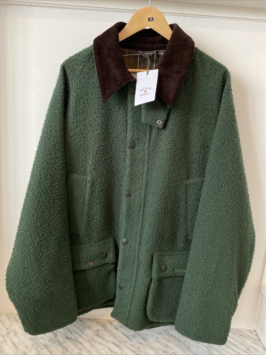 ジャケット・アウター Noah X Barbour Wool Teddy Bedale Jacket Noah x Barbour Runs the Legendary Bedale Jacket Through the