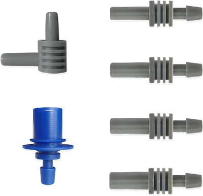 4mm/5mm/6mm/7mm/11.3mm Digital Blood Pressure Monitor Arm Cuff Connectors 6pcs