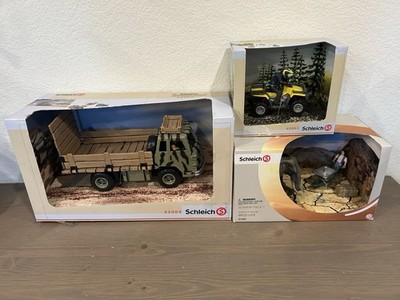 Schleich Safari Truck 42004 ATV 42051 Elephant Care Set 41409