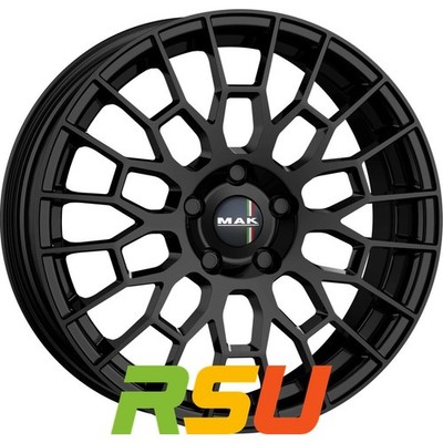 MAK APX gloss black 8x19'' ET39 LK5 112 ML 76 Alufelgen 19 Zoll