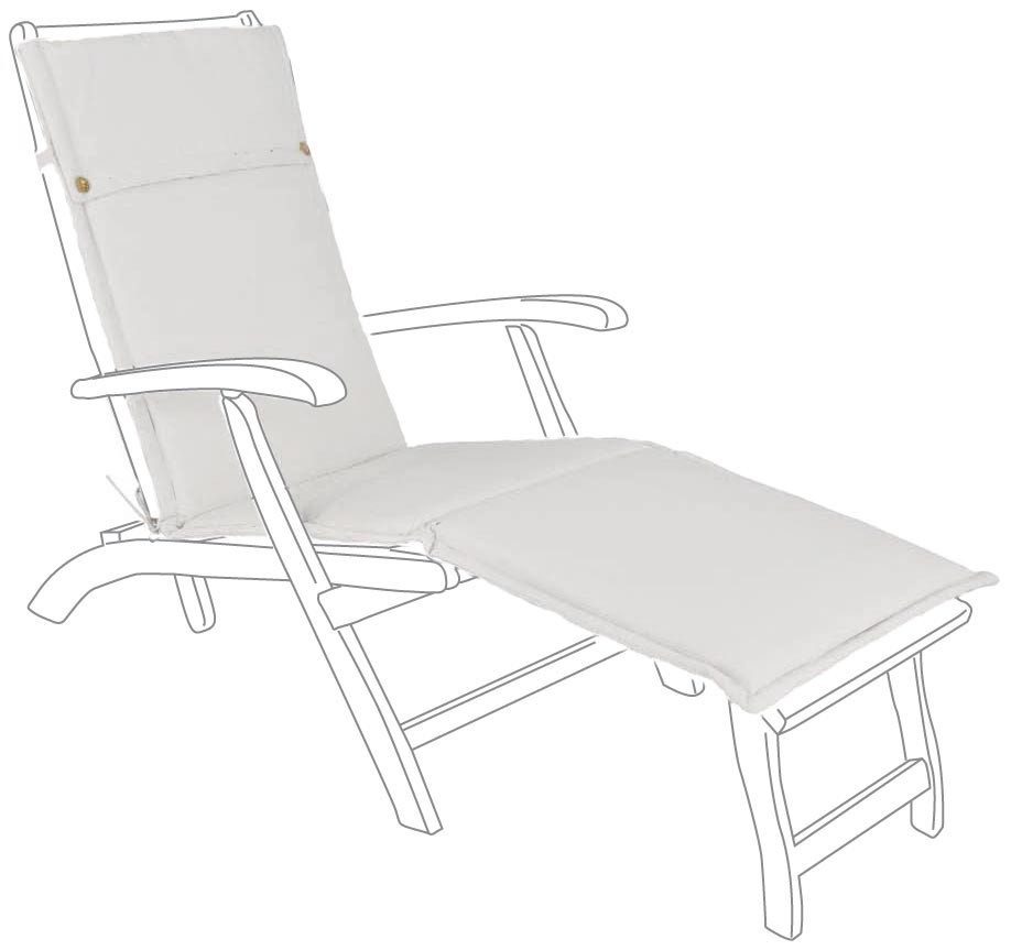Bizzotto cuscino lettino steamer poly 805626 per arredo esterno