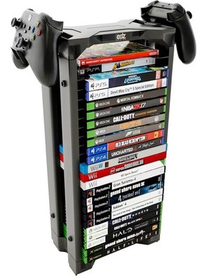 Universal Game Holder   23 Game Storage Tower Rack for PS2 PS3 PS4 PS5 PSP Xbox