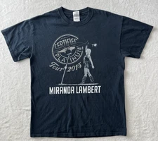 Miranda Lambert Tour shirt 2015 Certified Platinum Country Concert Black Medium