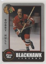 1998 Pizza Hut Chicago BlackHawks Legends Bobby Hull HOF 0q3