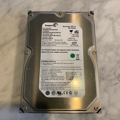 Seagate Barracuda 250GB 7200rpm IDE ST3250820A hard disk drive