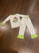 Little Girls The Grinch Pjs 4T
