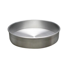 ALCP1002 Layer Cake Pan, 10" Dia. X 2"H, Round, Aluminum, Pack of 6