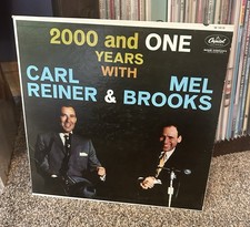 Carl Reiner & Mel Brooks 2000 and One Years Vinyl Album Capitol W1618 VG/VG