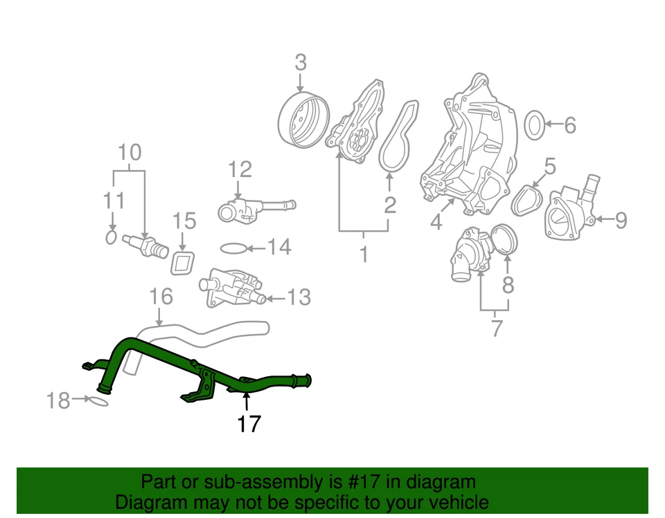 Original Acura RDX 2007-2012 - Calentador de tubería 19510-RWC-A00 Foto 3 de 3