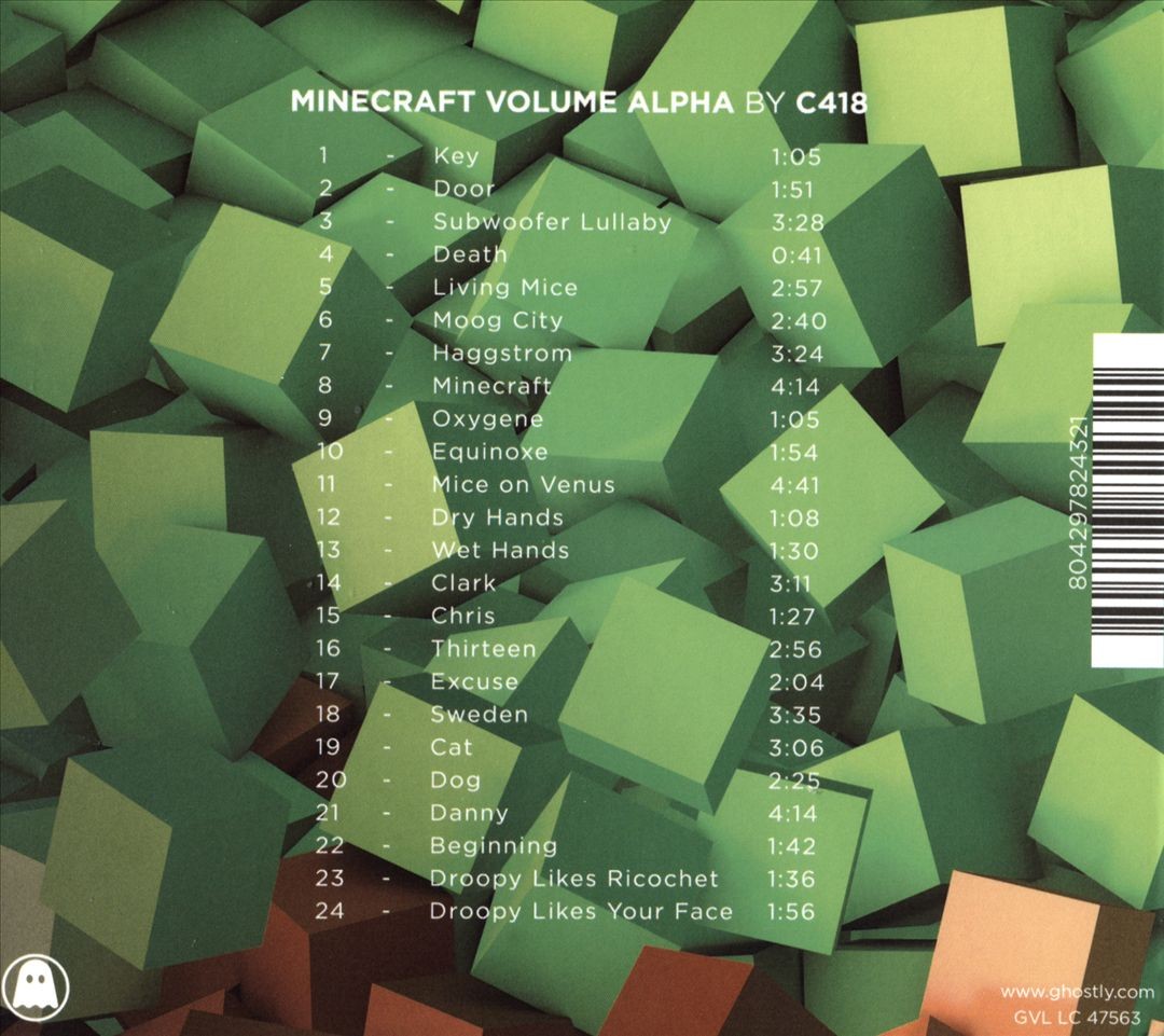 C418 MINECRAFT VOLUME ALPHA NEW CD 804297824321 | eBay