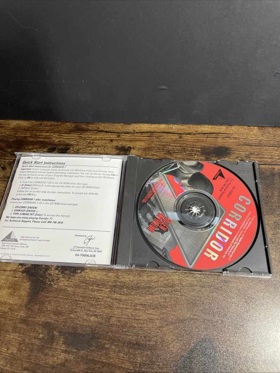 Corridor 7 Alien Invasion PC CD Rom 1994 | eBay