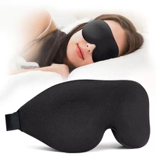 NEWVANGA Sleep Mask for Back and Side Sleeper, Block Out Light, Luxury Sleepi...