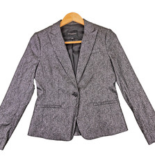 NWOT Banana Republic Bronze  Black Metallic Blazer Size 4