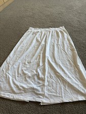 Vintage Vassarette white Lace Trim Half Slip Size Medium