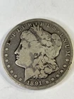 1891-CC Carson City Morgan Silver Dollar GUARANTEED GENUINE 90% Silver