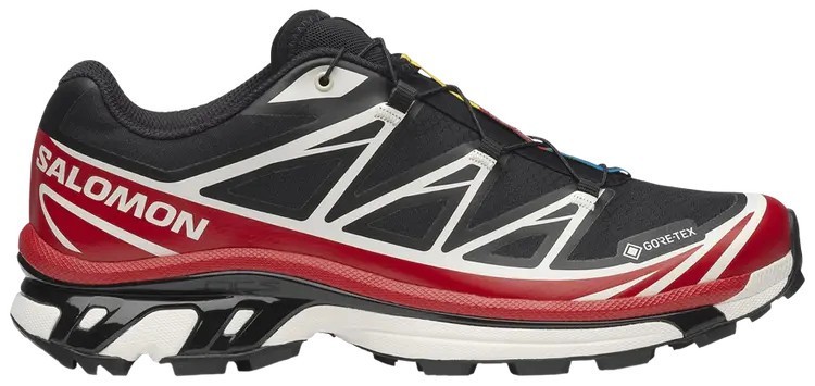 Salomon XT-6 GORE-TEX Black Flame Scarlet for sale | eBay