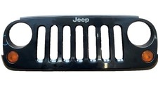 2007-2017 Jeep Wrangler Jkjku Black Front Grill Px8 Free Shipping
