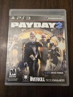 Payday 2 (Sony PlayStation 3, 2013) Comes With Manual