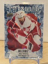 Joe Veleno Iced Breakaway RED /99 - 2023-24 Upper Deck Allure Detroit IB-23