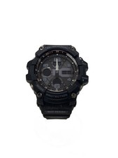 CASIO Solar Wristwatch G SHOCK Digital Rubber BLK BLK SS
