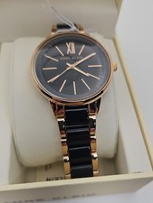 Women Anne Klein Quartz 100ft WR Analog 38mm Causal Round Watch E978 AK1412