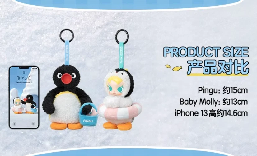 Figura Caja Ciega Confirmada Peluche Feliz Pesca Bebé Molly Original #MSF Foto 4 de 4