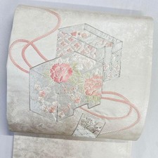 Obi Kimono Fukuro Ginkoma embroideryembroiderypeonyplum blossomtortoise