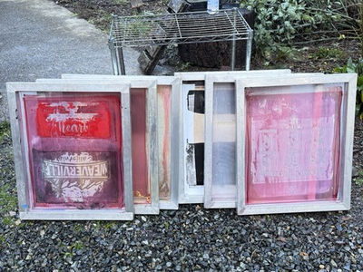 #ad Aluminum Silk Screen T Shirt Printing Frame Repurpose Reuse Picture Frames 24x20 $29.95