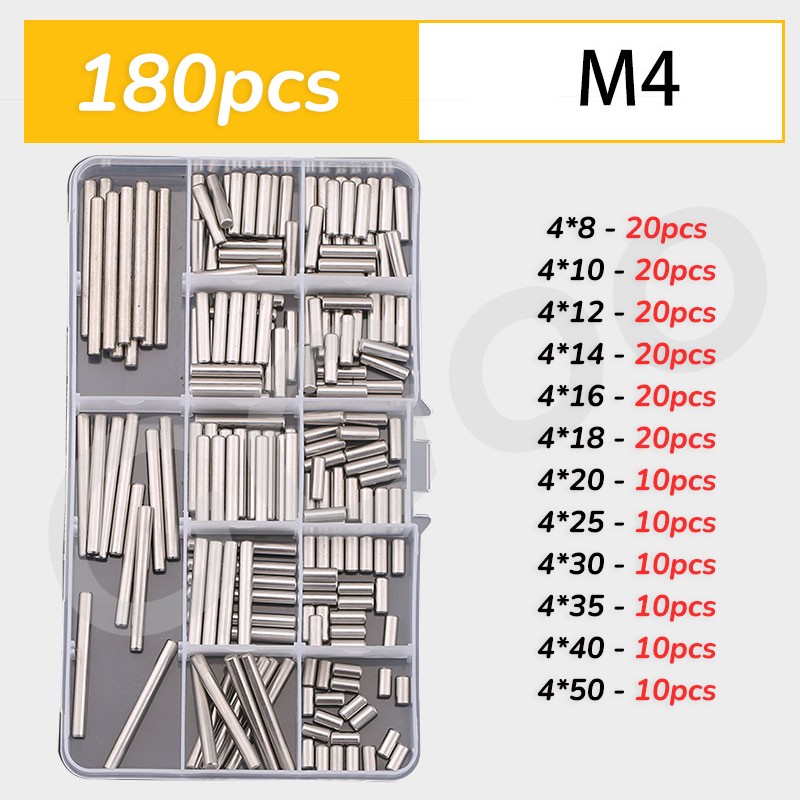 M3.5 M4 M5 A2 18-8 Stainless Steel 304 Dowel Pins Parallel Pins DIN 7