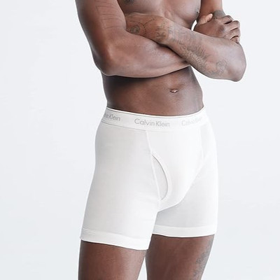 Calvin Klein Men's Cotton Classics 2-Pack Trunk, Size XLARGE White