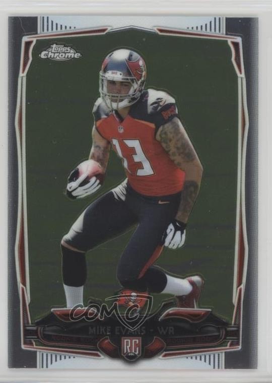 2014 Topps Chrome Mike Evans (Ball in Right Arm) #185 Rookie RC 12g7